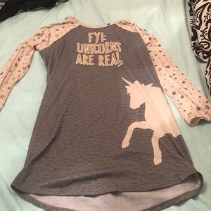 Cute unicorn nightgown